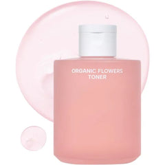 Whamisa Organic Flowers Toner Deep Rich, 97.4% Organic, Facial Toner, Essence, Damask Rose Flower Oil, Waterless Formula, Hydrating, Moisturizing, Korean Skin Care (200ml)