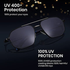 Cyxus Sunglasses for Men Women Classic Polarized Sunglasses UV400 Protection Anti Glare for Driving Outdoor