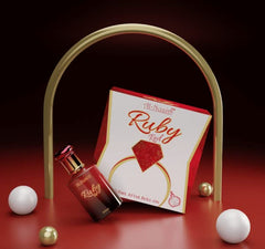 Alcohol Free Attar Roll On - 9.9ml | Exquisite & Long Lasting Fragrance (Pack of 1-9.9ml, Ruby Red)