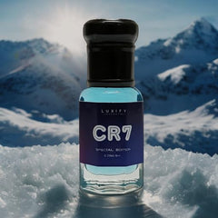 luxify scent CR7 BLUE Attar long lasting 24hr+,made with extracting original dna(pack of 1)6ml