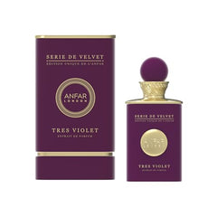 ANFAR LONDON TRES VIOLET Pour femme Extrait de Parfum for Women, Floral Fragrance, WHITE AMBER, PERU BALM & WOODY