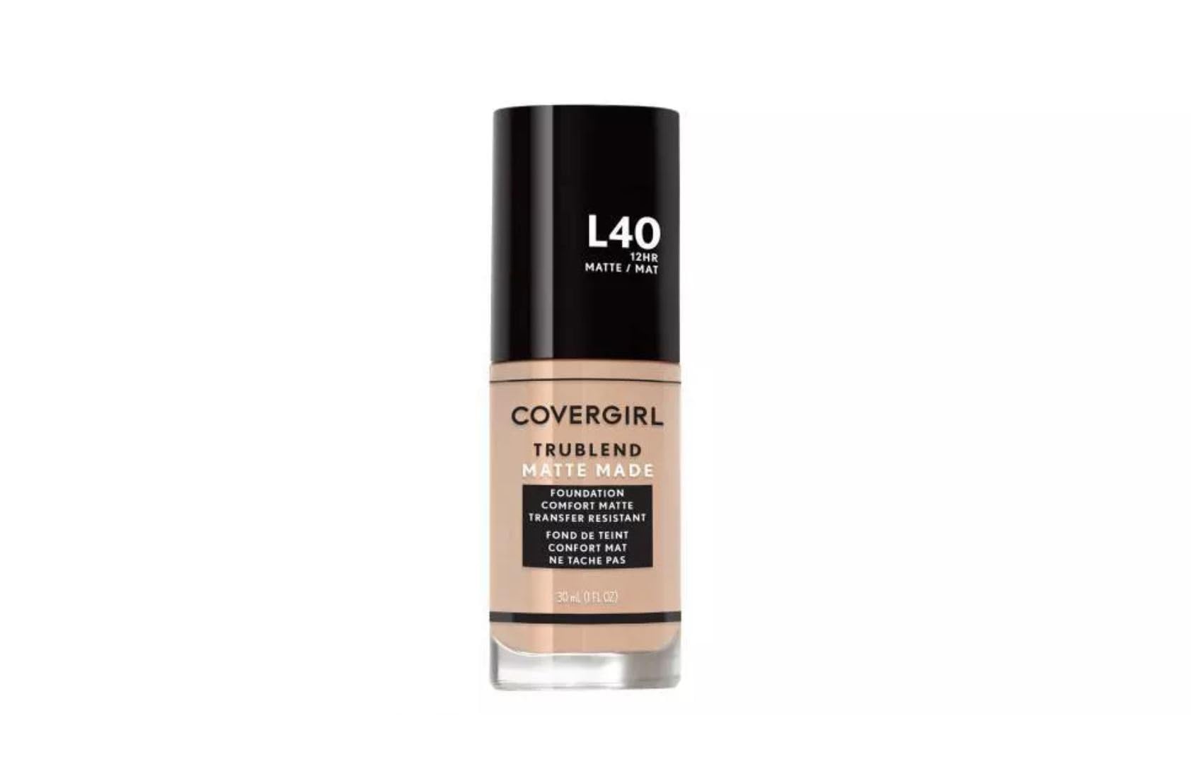 COVERGIRL TruBlend Matte Made Liquid Foundation, Classic Ivory, 1 Fl Oz (Pack of 1)