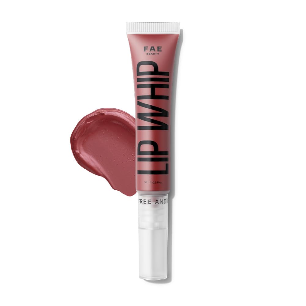 FAE Beauty Lip Whip 12H Matte Liquid Lipstick | Long Wear | Non Drying | Soft Mousse Smudgeproof Formula | Vegan | Enriched with Vitamin E and Cherry Coffee - Screw