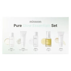 mixsoon Pure Glow Essentials Set, 5-Step Skincare Kit,