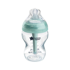 Tommee Tippee Anti-Colic Baby Bottle, Slow-Flow Breast-Like Teat and Unique Anti-Colic Venting System, 260ml, Pack of 1