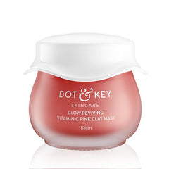 Dot & Key Glow Reviving Vitamin C Pink Clay Mask, infused with Vitamin C - 85g