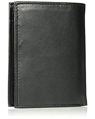 Tommy Hilfiger Men'S Premium Leather Credit Card Wallet Trifold Black