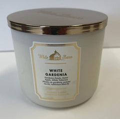 Bath & Body Works and White Barn 3-Wick Candle w/Essential Oils - 14.5 oz - 2021 Core Scents! (White Gardenia)