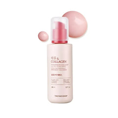 The Face Shop Pomegranate & Collagen Volume Lifting Serum - Helps Skin Look Firm & Supple - Reduces Fine Lines & Wrinkles - Improves Elasticity - Hydrating Lightweight Face Serum - Korean Skin Care, 2.7 FL Oz