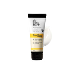 Deconstruct Detan Sunscreen Body Lotion SPF 50 PA++++ | Broad Spectrum UVA and UVB Protection| Lightweight , Water-Resisitent , Non-Greasy Formula | With Kojic Acid & Niacinamide for Reducing Tan