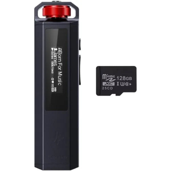 FiiO SNOWSKY Echo Nano Retro HiFi Music Player, CS43131 DAC, USB DAC, DSD256 Lossless Audio, 3.5mm Output, 256GB Expandable, Includes 128GB TF Card