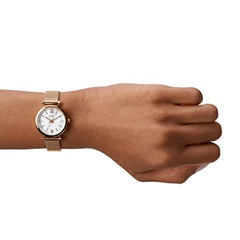 Fossil Womens Quartz Watch, Analog Display and Stainless Steel Strap ES4433