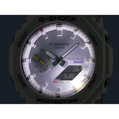 Casio G-Shock Analog-Digital World Time Watch - White