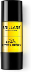 BRILLARE Age Revival Power Drops, 100% Natural Face Serum With Aragn Oil, Rose and Bakuchioil (15 ML), Zero Chemicals