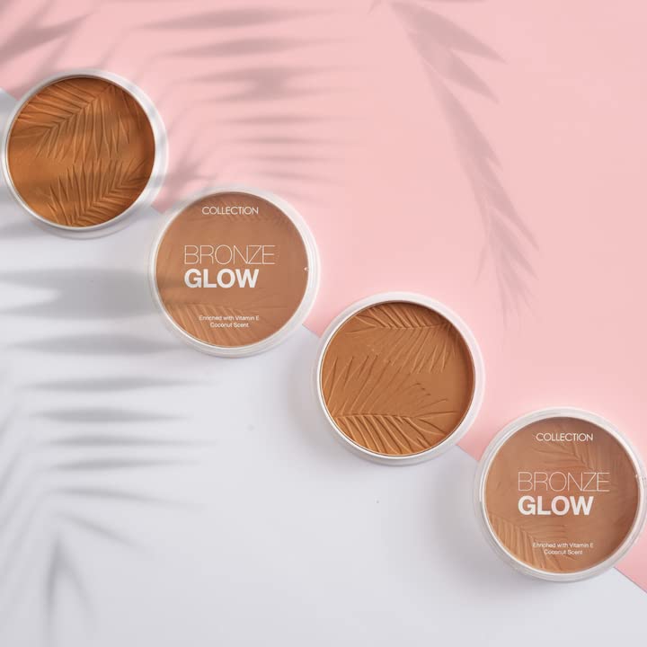 Collection Cosmetics Bronze Glow, Highly Pigmented Bronzer, 15g, Matte Light Terracotta