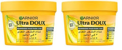 Garnier Ultra Doux Hair Food Nourishing Banana 3-in-1 Hair Mask For Dry Hair 390ML (Pack of 2)