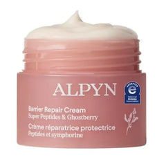 ALPYN Mini Barrier Repair Cream Super Peptides & Ghostberry Moisturizer for Eczema Deep Wrinkle Repair Calm & Soothe Against Redness & Irritation 0.5 oz / 15 ml