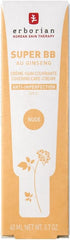 Erborian Super BB Cream with Ginseng - Full coverage BB cream for acne prone skin - Nude 40ML
