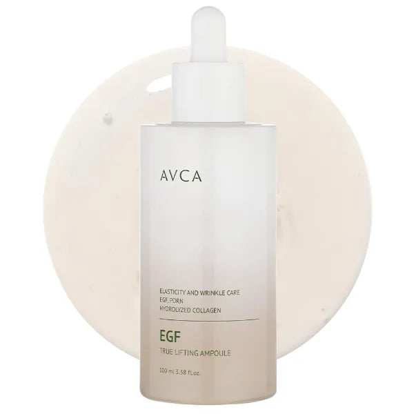 AVCA PDRN + EGF Firming Serum 100ml (3.38oz) - K-Beauty Anti-Aging Face Serum with Collagen & Panthenol
