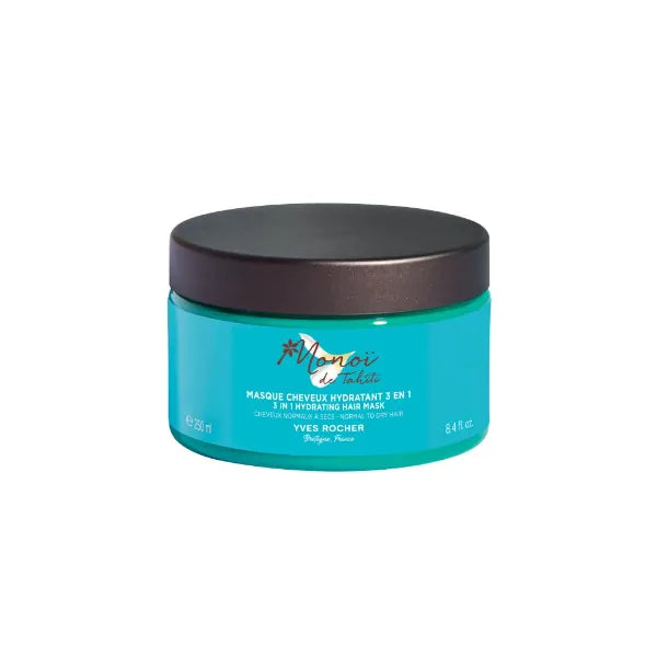 Yves Rocher Monoi de Tahiti Monoi 3 in 1 Moisturizing Hair Mask Night Care Conditioner All Hair Types 250 ml /8.4 fl.oz