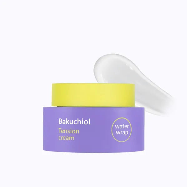 CHARMZONE Bakuchiol WaterWrap Tension Cream – Korean Skincare Retinol Alternative with 99% Bakuchiol, Pore Refining, 8-Layer Hyaluronic Acid for Firming, Anti-Aging, Hydration (1.69 fl. oz / 50 ml)
