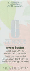 Clinique Even Better Makeup SPF 15 - # 07 Vanilla (MF-G) - Dry To Combination Oily Skin