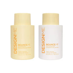 DESIGNME BOUNCE.ME Curly Hair Shampoo and Conditioner Set | 10-Fl Oz Hydrating Conditioner for Curly Hair & Shampoo Bundle with Argan Oil | Anti-Frizz & Nourishing Curly Hair Products