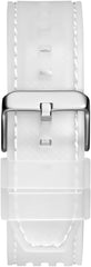 GUESS Men's 41mm Watch - Clear Strap Green Dial Clear Case