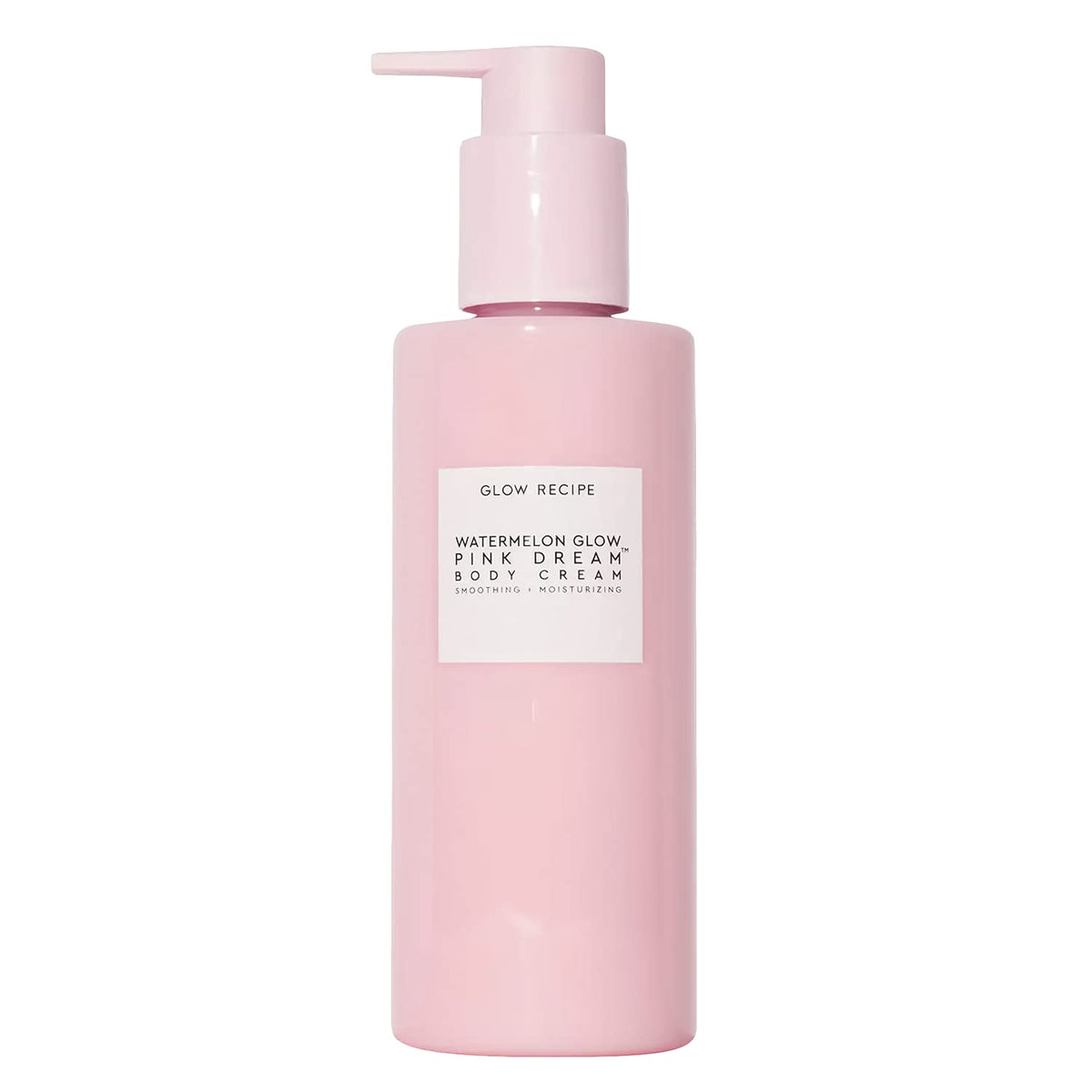 Glow Recipe Watermelon Glow Pink Dream Body Cream - Daily Hydrating Lotion with Hibiscus AHA and Hyaluronic Acid for Smooth Skin - Mineral Oil-Free Lightweight Moisturizer (240ml / 8.11oz)