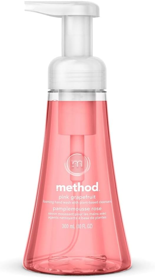 Method Foaming Hand Soap, Pink Gfruit, 10 Ounce