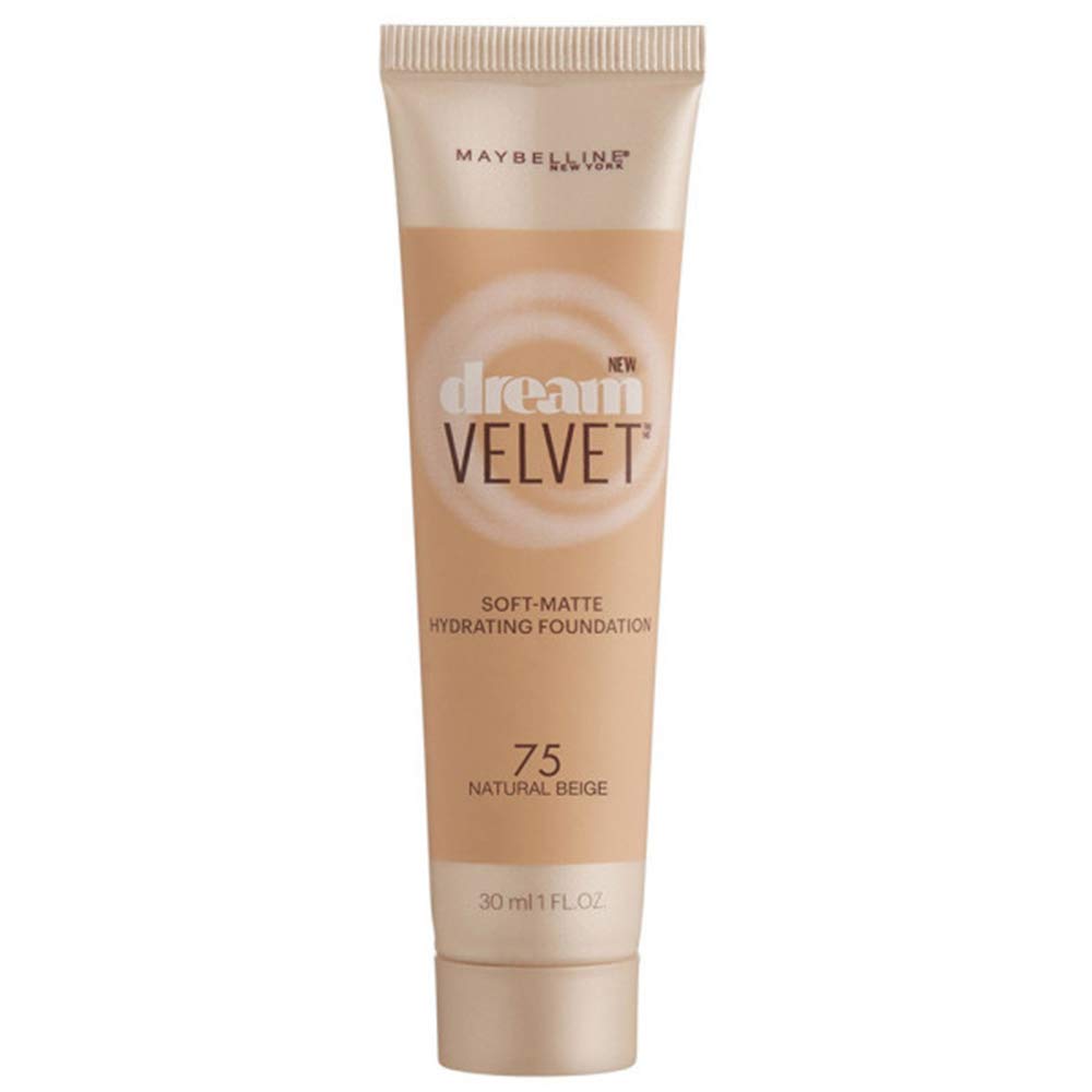 Maybelline New York Dream Velvet Foundation, Natural Beige, 1 Fluid Ounce