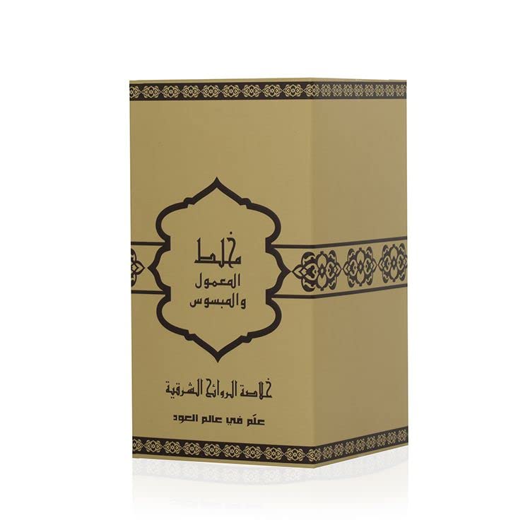 Almajed for Oud Dehn Mukhallat Al-Maamoul And Al-Mabsous Perfume Oil, 60ml