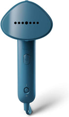 Philips Compact Handheld Steamer 3000 Series - 1000W - 20g/min Continuous Steam - 2M Cord Length - 100ML - Compact & Foldable - Blue