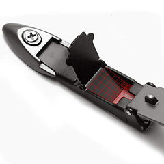 KLIPP Nail Clippers for Men with Catcher - KLIPP Razor-Sharp Heavy Duty Self-Collecting Nail Cutters with Ergonomic Lever Keep Fingernails and Toenails Impeccably Manicured - Includes Ziplock Pouch