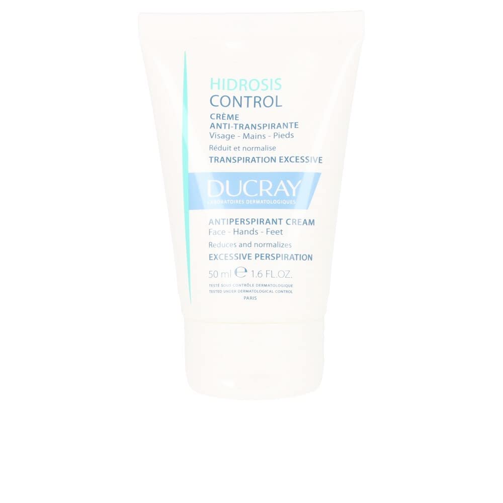 Ducray Hidrosis Control Antiperspirant Cream, Face, Hand and Feet Reduce and Normalizes - 50ml