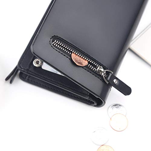 Man long wallet business zipper hand bag