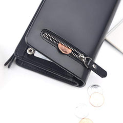 Man long wallet business zipper hand bag