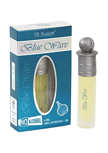 Al-Nauim Blue Wave Attar (6 ml Each) - Pack of 4