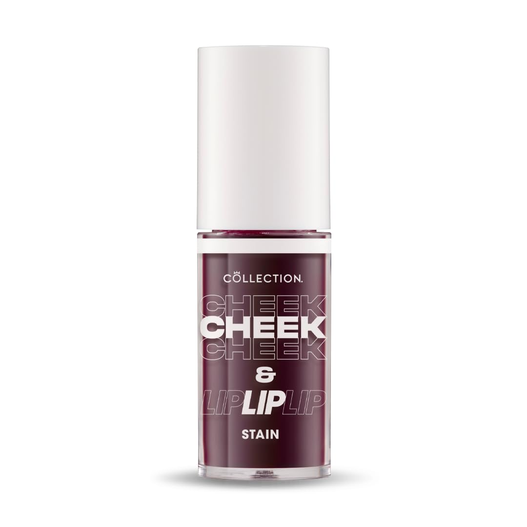 Collection Cosmetics 2 in 1 Lip & Cheek Stain, Long Lasting and Hydrating, For All Skin Types, Rosie