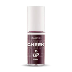 Collection Cosmetics 2 in 1 Lip & Cheek Stain, Long Lasting and Hydrating, For All Skin Types, Rosie
