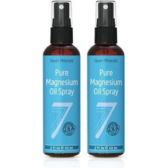 Seven Minerals Pure Magnesium Oil Spray & Roll-On – USP Grade, Extra Strength Formula for Sleep, Muscle Pain & Recovery
