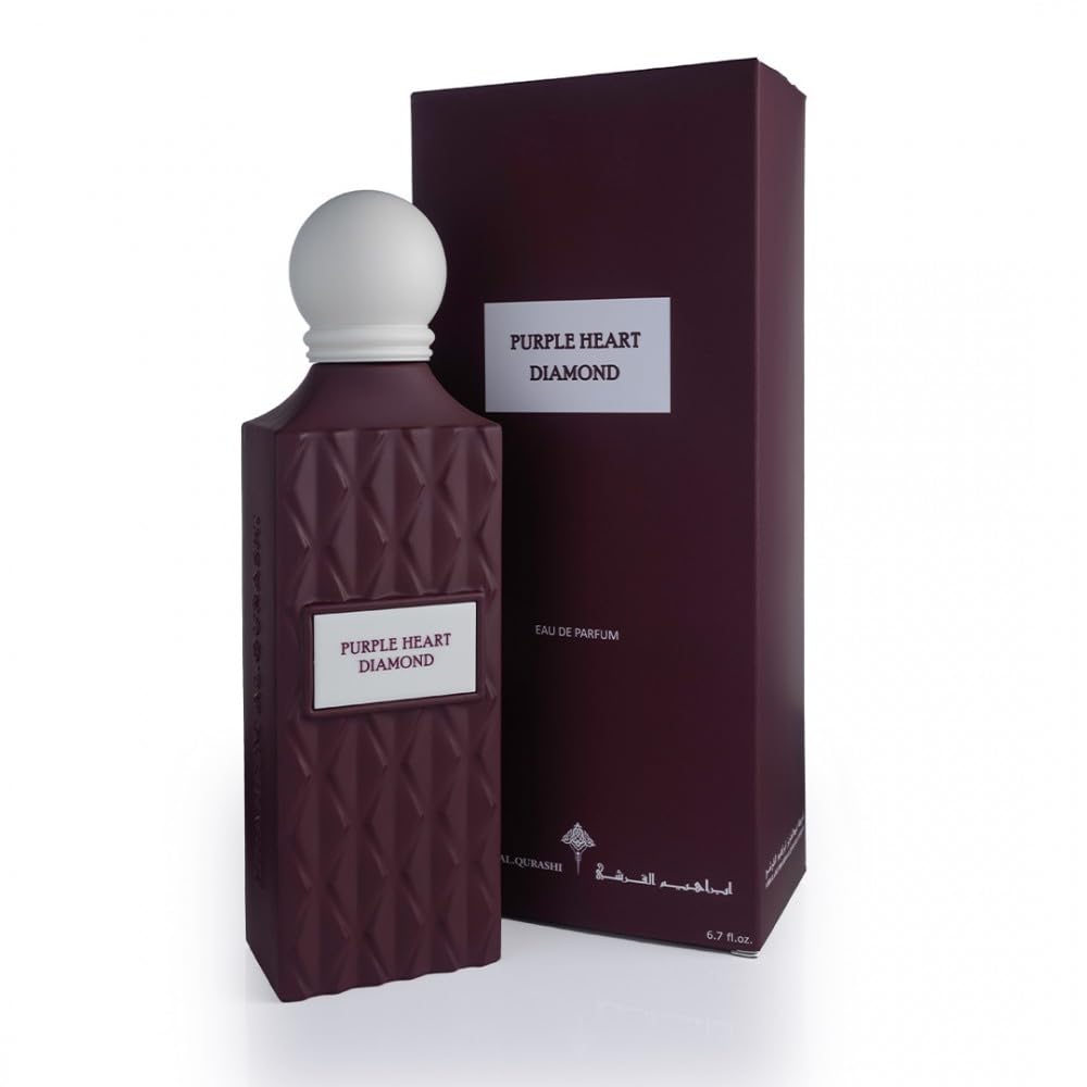 Ibrahim al qurashi perfume Purple Heart Diamond 200ml EDP, luxury Long Lasting Perfume For Women, Perfume For men, Refreshing scent