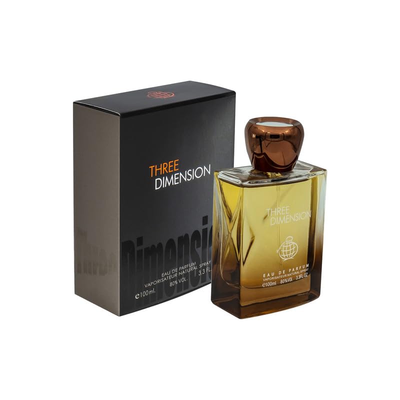 Three Dimension - Eau de Parfum - By Fragrance World - Perfume For Men, 100ml