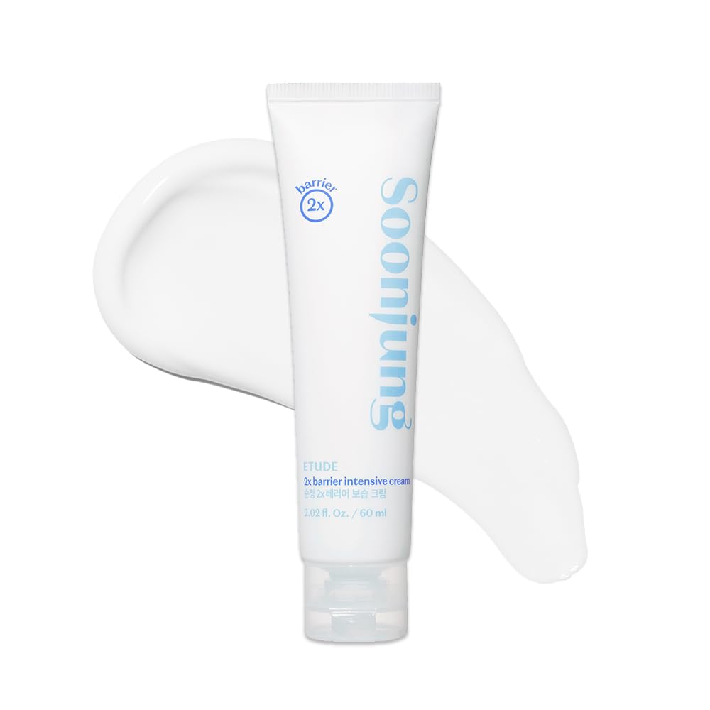 ETUDE Soonjung 2x barrier Intensive cream, Creamy Formula with Moisture- 60ml