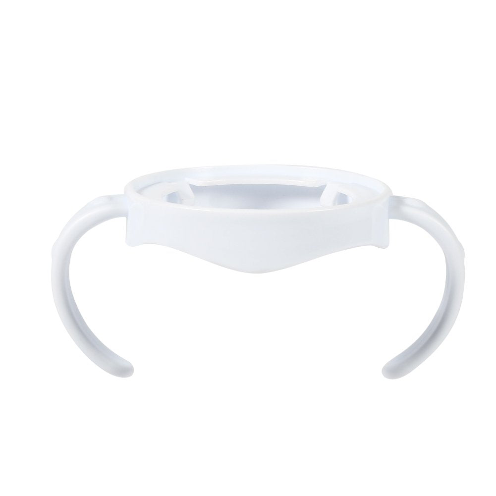 5 Packs Baby Feeding Nursing Bottle Holders Easy Grip Standard Plastic Handle for for Avent Natural Series White