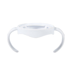 5 Packs Baby Feeding Nursing Bottle Holders Easy Grip Standard Plastic Handle for for Avent Natural Series White