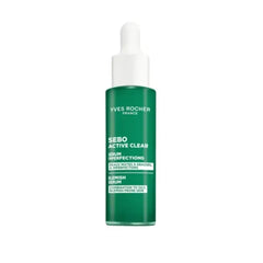 Yves Rocher Sebo Active Clear Anti-Imperfection Serum Pore-Refining Clarifying Formula Smooth Texture All Skin Types - 30 ml / 1 flOz