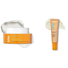 Bliss Best of Eye Cream Duo: Bright Idea and Rest Assured Eye Cream - Brightening & Hydrating Under Eye Treatment - Vitaminc C, Niacinamide, Tri-Peptides