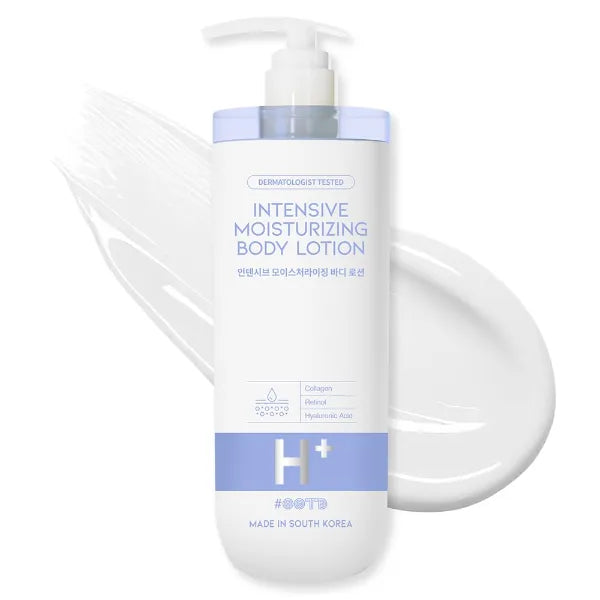 OOTD Intensive Moisturizing Body Lotion, 750ml (25.36 fl oz.) Gentle Daily Moisturizer with Hyaluronic Acid & Collagen for Dry & Sensitive Skin