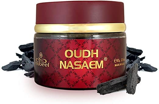 Nabeel Perfumes Oudh Nasaem Incense (60g) - Pack of 4